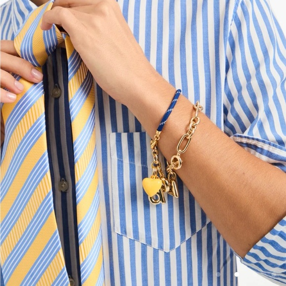 Roxanne Assoulin Jewelry - ROXANNE ASSOULIN The Happy Cord Charm Bracelet Blue/Yellow